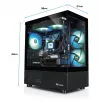 FTW V170A 5070 Elite Juoda, žaidimų kompiuteris juodas/skaidrus, Windows 11 Home