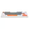 Savio ASTRAL WHITE JADE 3 SPALVŲ klaviatūra Gaming USB QWERTY US International
