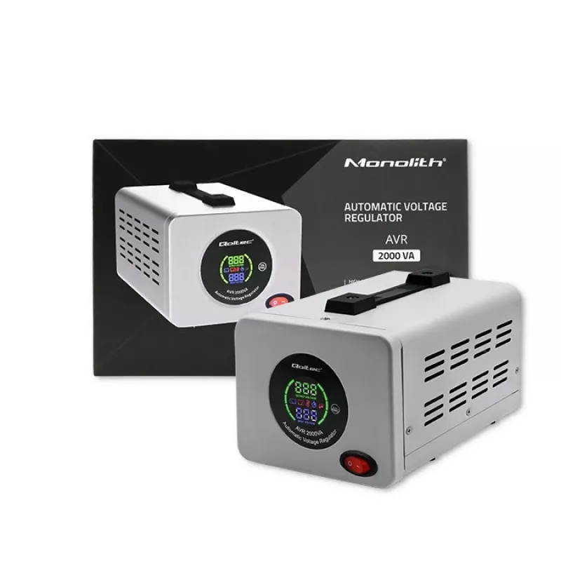 Qoltec 50724 automatinis įtampos stabilizatorius AVR 2000 VA