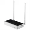 Stalinis maršrutizatorius TOTOLINK N300RT — vienos juostos 2,4 GHz Wi‑Fi 4, 300 Mbps, 5x RJ-45 Fast Ethernet prievadai, 2 išorinės 5 dBi antenos