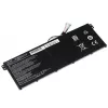 Baterija Green Cell AC52, skirta Acer Aspire E11 ES1-111M ES1-131 E15 ES1-512 Chromebook CB3-111 CB5-311, 11,4 V 2200 mAh ličio jonų, 3 elementai, juoda