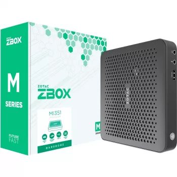 Mini PC barebone Zotac ZBOX MI351 Juoda N100 0,8 GHz 16 GB SSD