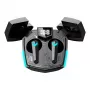 Canyon GTWS-2 ausinės belaidės už ausies žaidimams USB Type-C Bluetooth įkrovimo dokas juodos (CND-GTWS2B)