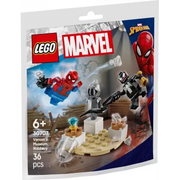 Konstruktorius LEGO Venomo muziejaus apiplėšimo polibagelių rinkinys 30707 — „Marvel Super Heroes“, mažas kolekcinis žaidimų rinkinys