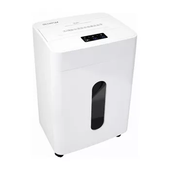 Smulkintuvas Olympia MC 2508 S — 8 lapų kryžminio pjovimo popieriaus smulkintuvas, baltas