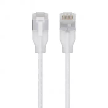 UBIQUITI UNIFI PREMIUM PATCH CABLE. ULTRA-PLONA PINTA EKRANUOTA RJ45 PATCH LAIKAS, SUKURTAS IR OPTIMIZUOTAS 10 GBE TINKLAMS (0,15 M)