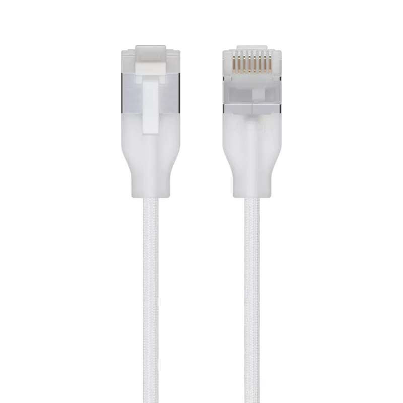 UBIQUITI UNIFI PREMIUM PATCH CABLE. ULTRA-PLONA PINTA EKRANUOTA RJ45 PATCH LAIKAS, SUKURTAS IR OPTIMIZUOTAS 10 GBE TINKLAMS (0,15 M)