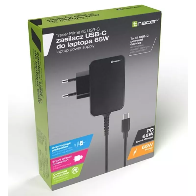 maitinimo adapteris for Notebook Prime 65W USB C