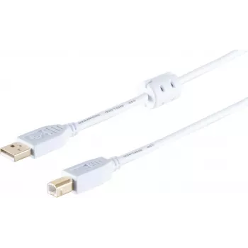 USB A–B laidas „ShiverPeaks 77022‑WF“, High Speed USB 2.0, duomenų ir maitinimo perdavimas