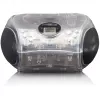 Nešiojamasis radijo CD grotuvas Lenco SCD-24TR — FM, 4 W išvestis, LCD, teleskopinė antena, AC/DC, 6×C baterijos