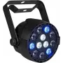 LED par šviestuvas EUROLITE AKKU Mini PARty RGBW Spot MK2 — maitinamas baterijomis, RGBW spalvų maišymas