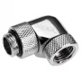 Alphacool Eiszapfen Connector Series - kampinis montavimo adapteris skysčio aušinimo sistemai - sidabrinis-nikelis