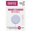 Belaidis įkroviklis GRATEQ USB-C magnetinis kilimėlis 1,5 m vidaus naudojimui balta