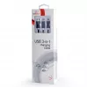 USB 2.0 laidas Gembird CC-USB2-AM31-1M — USB A jungtis, 1 m, juodas