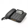 Analoginis telefonas Gigaset DL380 su skambintojo ID, laidinis ragelis, juodas