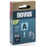 “NOVUS A” tipo 53, 8 mm segtukų papildymai, 1800 vnt. pakuotė, skirti sunkiasvoriams segtuvams