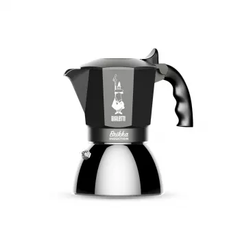 Kavos virimo aparatas BIALETTI BRIKKA INDUCTION 4TZ 180 ml antracito, sidabrinis
