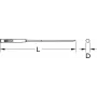 KS TOOLS Apvali adatinė dildė, 3 mm (140.3052)