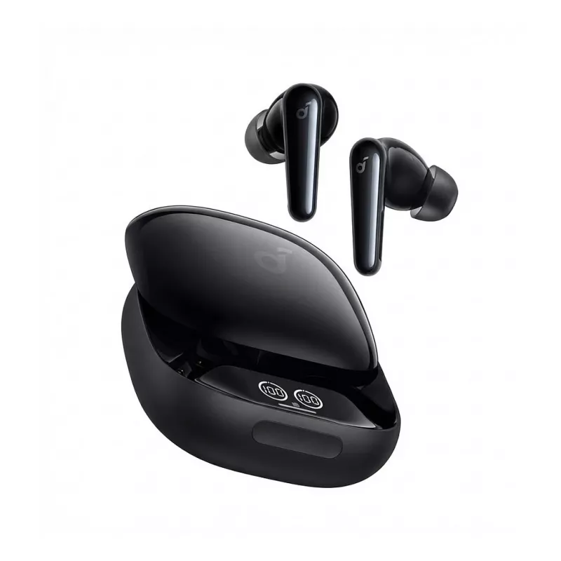 “Anker Innovations Soundcore Liberty Buds” juodi, “Bluetooth” pusiau ausinės, ANC, Live-Übersetzung (D1200G11)