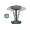 Biuro kėdė Leitz 65440089 su paminkštinta sėdyne, pilka, plastikinis rėmas