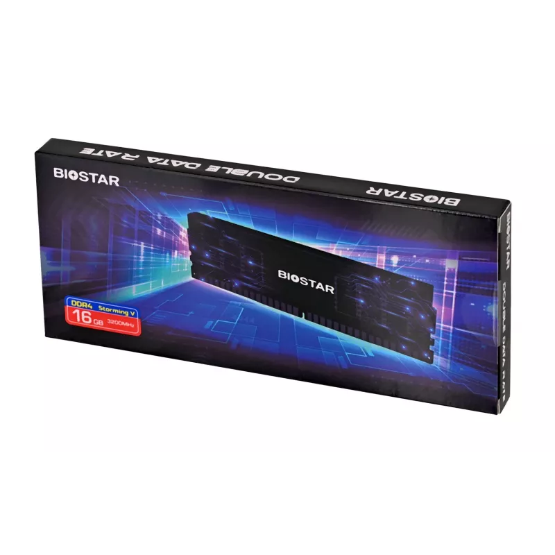 Stalinio kompiuterio DDR4 RAM BIOSTAR 16 GB 3200 MHz su radiatoriumi (modelis DO32NU4H16)