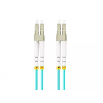 LANBERG FO-LULU-MD31-0010-TQ 1 m OM3 LC–LC Aqua spalvos šviesolaidinis kabelis