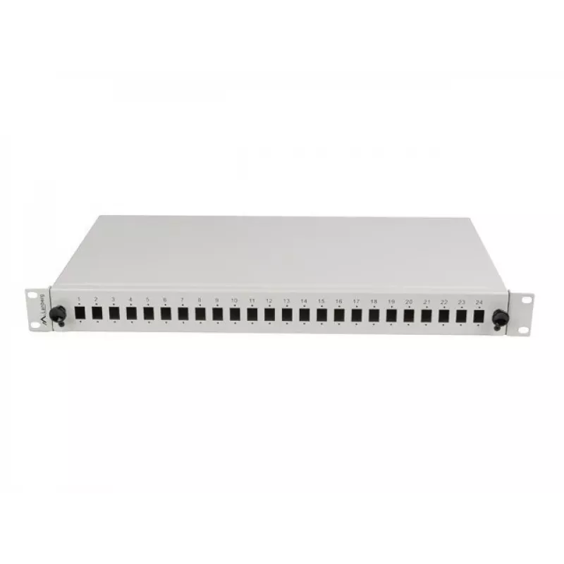 Skaidulinio ryšio pataisų skydelis LANBERG FOP1-24SS-LDS 1U 24xSC 24xLC