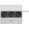 Brennenstuhl 1150070, 3 m, 3 kintamosios srovės išėjimai, vidaus, IP20, antracito, Balta, 16 A