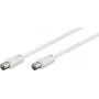 Wentronic Goobay antenos jungiamasis kabelis, baltas, 5 m - IEC/Coax kištukas IEC/Coax kištukas (68149)