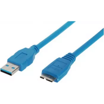 USB laidas ShiverPeaks BS77195 5 m USB 3.2 Gen 1 Micro-USB B mėlynas