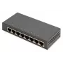 Nevaldomas komutatorius Digitus 8 prievadų Gigabit Ethernet 10/100/1000 Metal Housing
