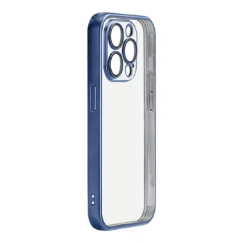 Apsauginis telefono dėklas Joyroom JR-15Q2 matinis mėlynas skirtas iPhone 15 Pro plonas kietas