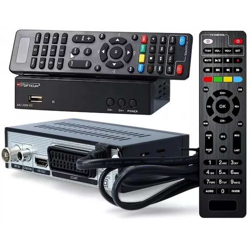 DVB-T2 imtuvas OPTICUM AX LION NS H.265 10bit