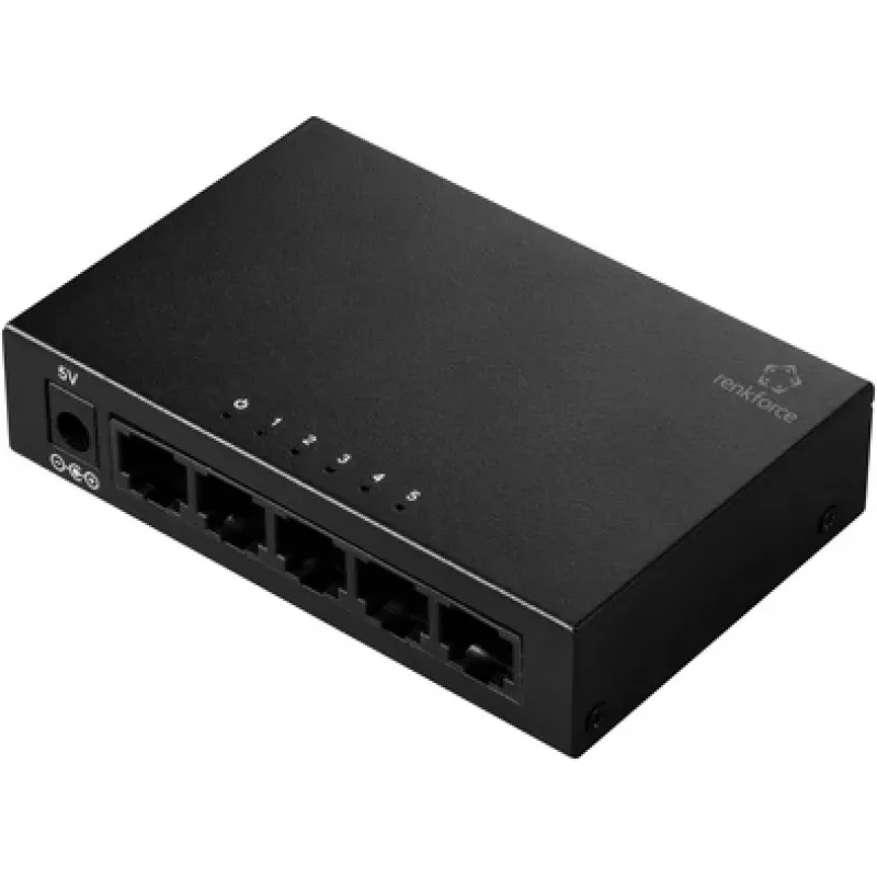 Renkforce RF-6385004 tinklo komutatorius RJ45 5 prievadų 1 GBit/s (RF-6385004)