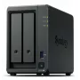 NAS Synology DiskStation DS725+ 2-jungties Ryzen R1600 4GB DDR4 ECC, 2.5GbE, 2x M.2, RAID palaikymas, 0TB, juoda