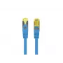 komutacinis kabelis Fluke PCF6A-10CU-0025-B RJ45 Cat.6a 0.25m Mėlynas