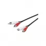 Microconnect AUDCH5 garso kabelis 5 m 2 x RCA juodas
