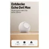 Amazon Echo Dot Max 2025 leidimas - Ledynų baltumo - Bluetooth (B0DKLVWZPF)