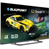 Blaupunkt QLED televizorius | 43QBG6000S | 43 | Išmanusis televizorius | Google TV | Juoda