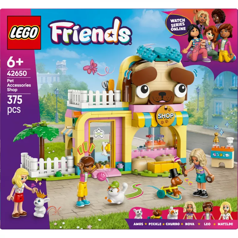 LEGO FRIENDS 42650 Priedų parduotuvė augintiniams