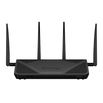 Synology RT2600AC belaidis maršrutizatorius Gigabit Ethernet Dviejų juostų (2,4 GHz / 5 GHz) Juodas