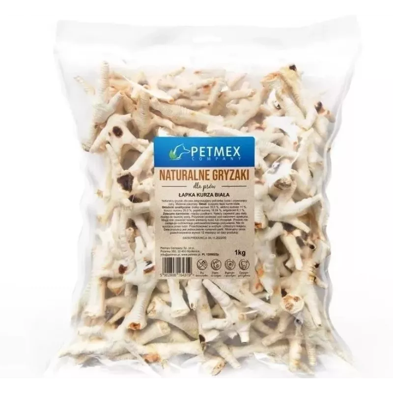 PETMEX šunų kramtukas Vištienos pėda - 1000 g