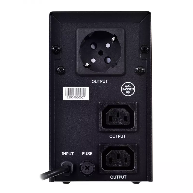 Nepertraukiamo maitinimo šaltinis ENERGENIE EG-UPS-031 Line-Interactive 0,65 kVA 390 W 2x C13 lizdai, 7 Ah VRLA