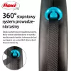 Ištraukiamas šunų pavadėlis Flexi flexi Juoda Design M — 5 m ilgio, juostinis, maks. apkrova 25 kg, ergonomiška rankena