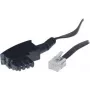 Telefono kabelis ShiverPeaks 70055-20 — TAE (F) į Western (RJ11) jungtis, sujungimo laidas