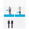 Išorinė baterija su USB-C kabeliu 20000 mAh 30 W juoda