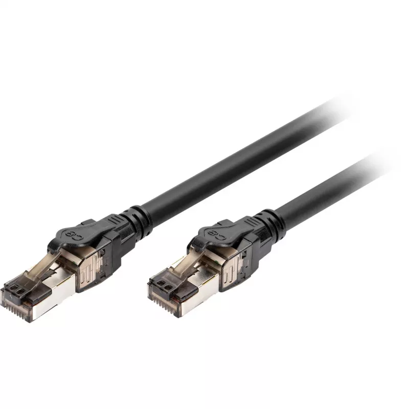 komutacinis kabelis Digitus CAT 8.1 S/FTP RJ45 5m Juodas