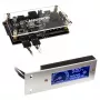 Lamptron TC20 PCI RGB ventiliatoriaus ir LED valdiklis – sidabrinis