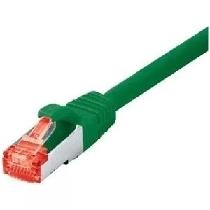 Tecline exertis Connect - Patch-Cable - RJ-45 (M) to RJ-45 (M) - 30 m - SSTP-Cable - CAT 6 - Halogen-Free - Green (71530G)