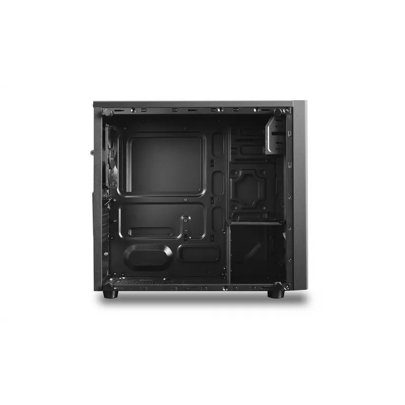PC korpusas DeepCool Matrexx 30 Mini Tower — Micro ATX, grūdintas stiklas, 3x3,5 colio / 2x2,5 colio lizdai, GPU iki 25 cm